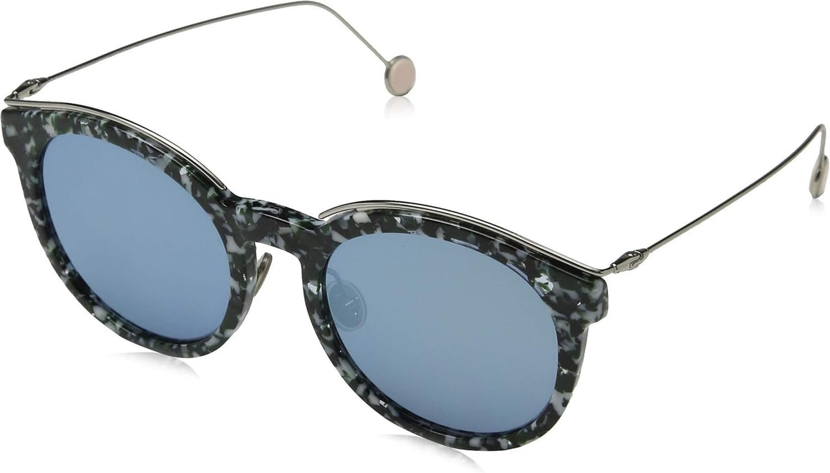 Dior Christian Damen Diorblossom 3J Ye6 52 Sonnenbrille, Grün (Pttrn/Azure)