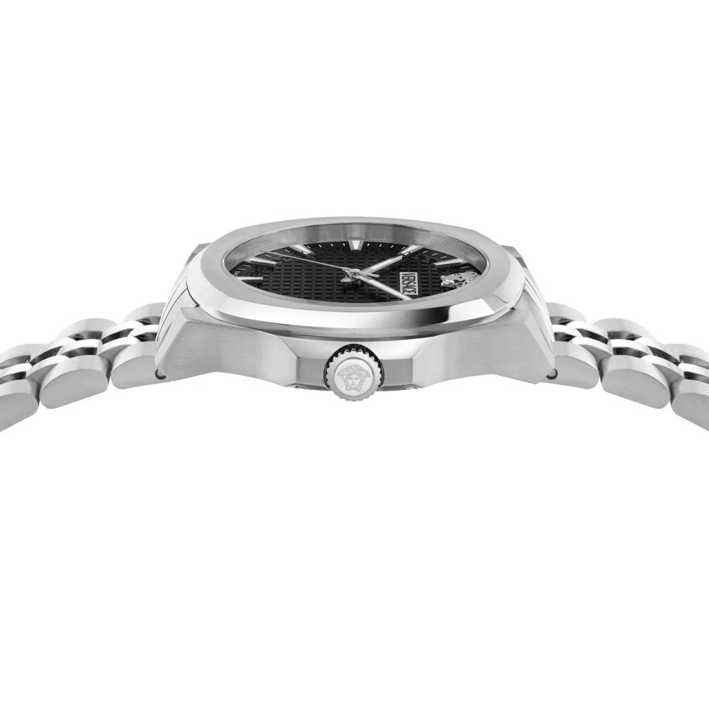 Versace Uhr Herren Silber/Schwarz VEKKA0325