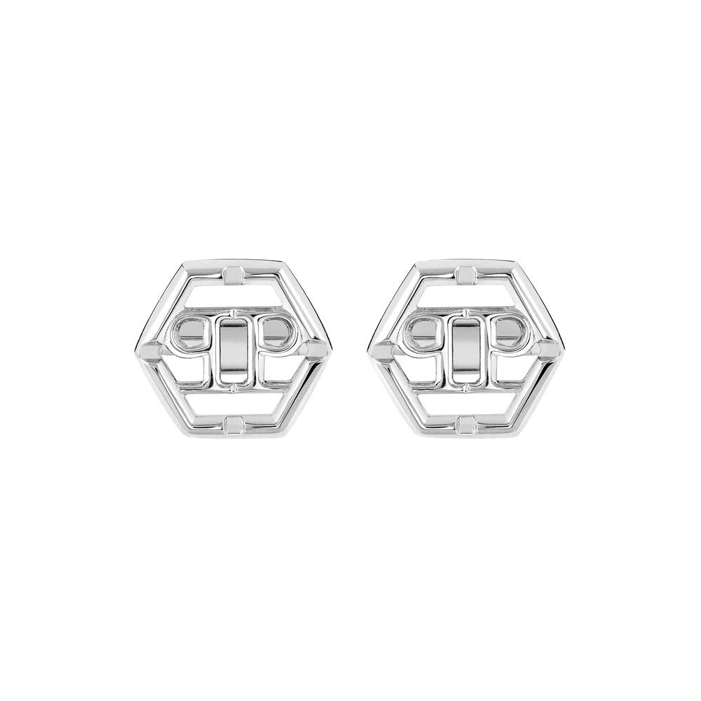 Philipp Plein Manschettenknöpfe Plein Icon Silberfarben PJ9AA10CU