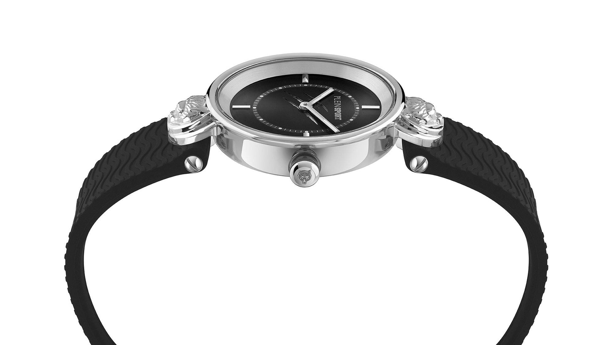 Philipp Plein Uhr Damen Supernova schwarz, silber PSLEA0124