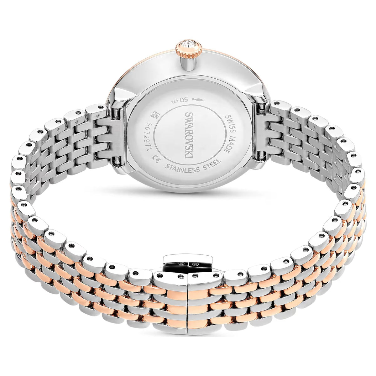 Swarovski Armbanduhr Damen Matrix tennis 7-link rosé bicolor 5672971