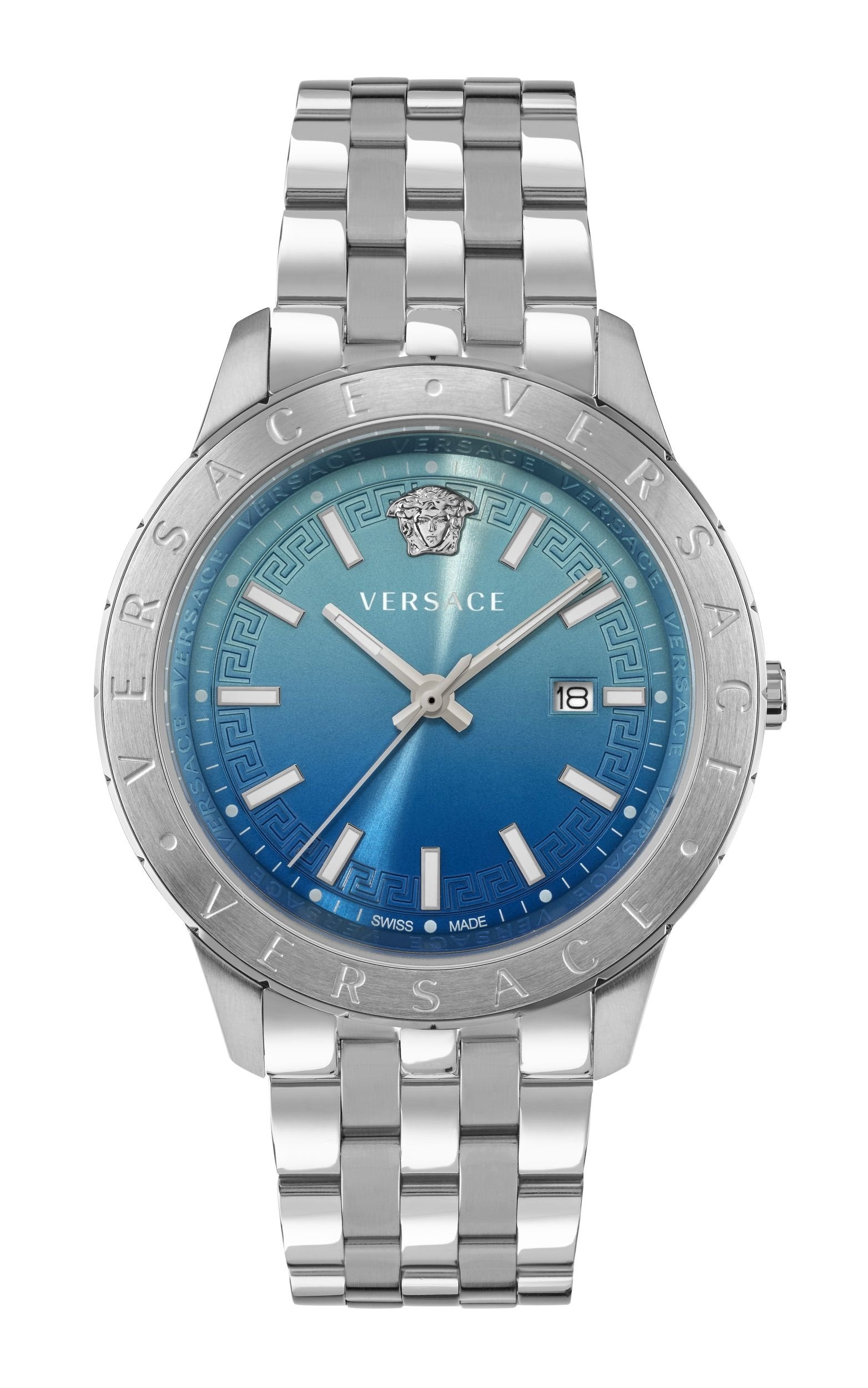 Versace Uhr Herren Univers Blau/Silber 43 mm VE2C01125