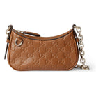 Gucci Handtasche Damen GG Emblem Mini Shoulder Bag Braun 847091-AAFDV-2718