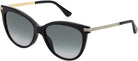 Jimmy Choo Axelle/g/s 807/9O BLACK Sunglasses Women Acetate, Standard, 56