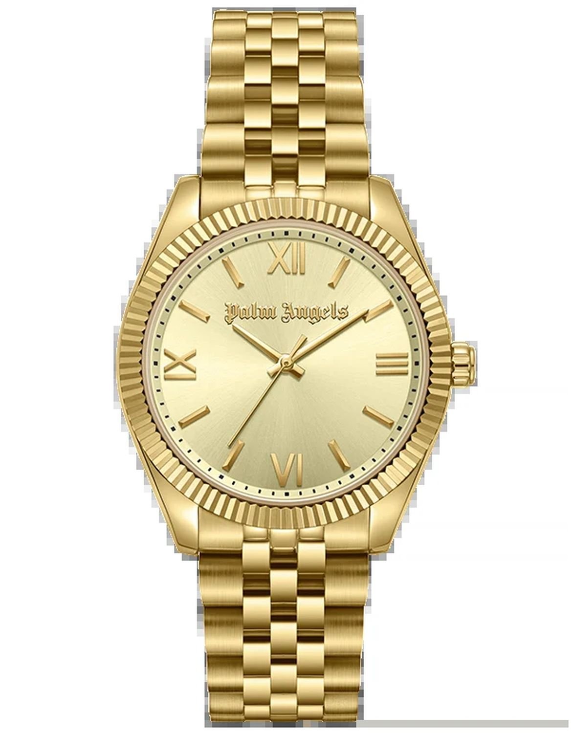 Palm Angels Armbanduhr Damen Pioniere Gold PMWLG0001501