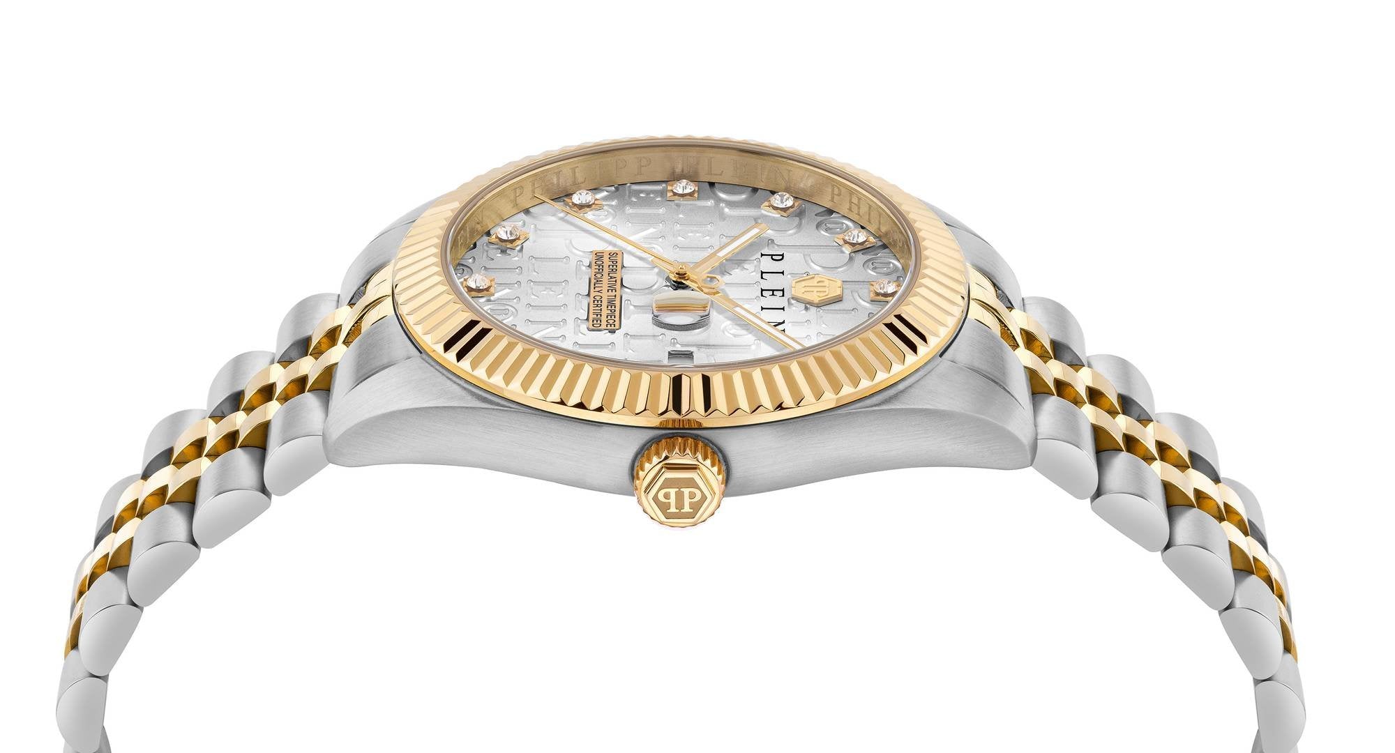 Philipp Plein Herrenuhr Date Superlative
