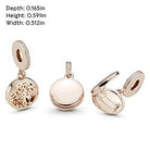 Pandora Damen-Bead Charms Vergoldet 781988CZ