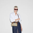 Gucci Schultertasche Unisex GG Emblem Small Beige 815218-FAEAA-9762