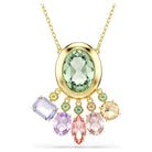 Swarovski Halskette Unisex Gema Anhänger Mehrfarbig Goldlegierungsschicht 5741587