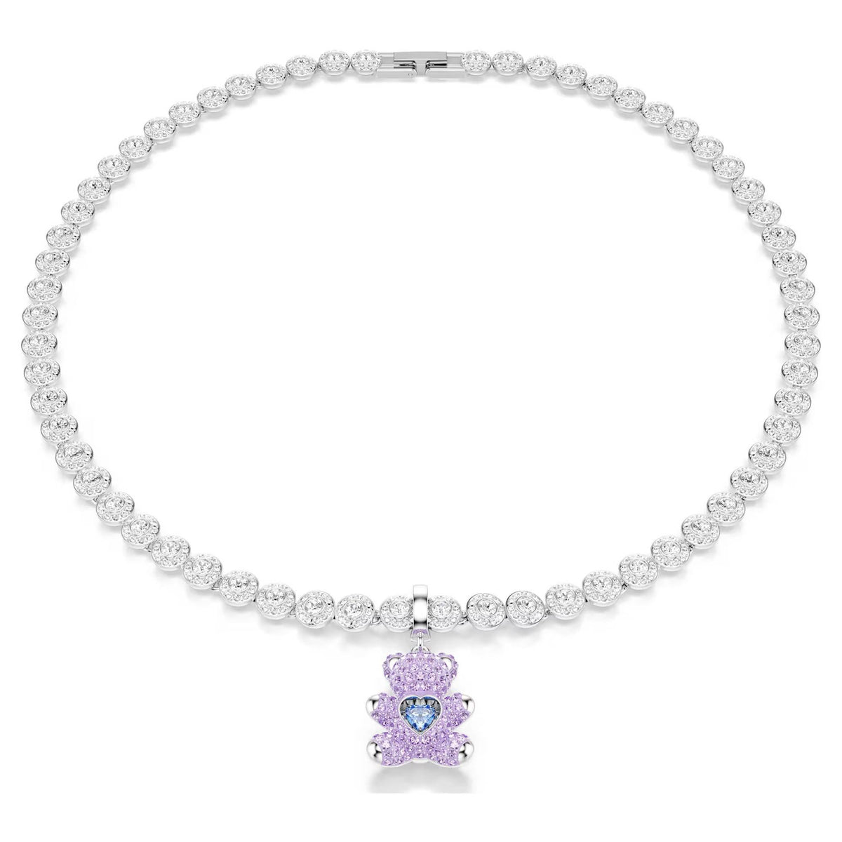 Swarovski Damen Idyllia Teddy-Charm Violett 5745610