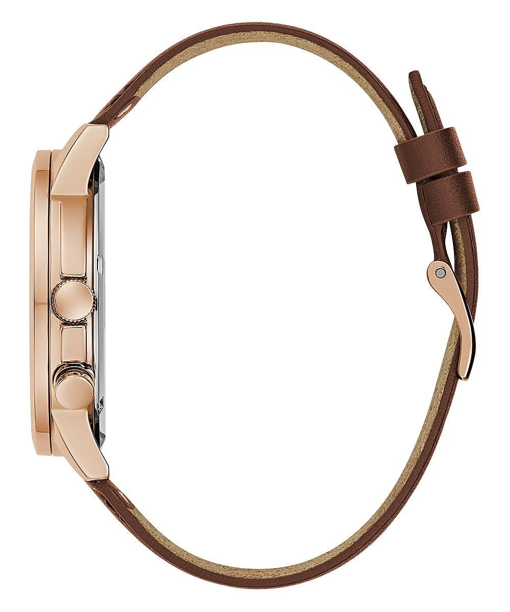Guess Herren Armbanduhr  44 mm Armband Leder GW0540G4