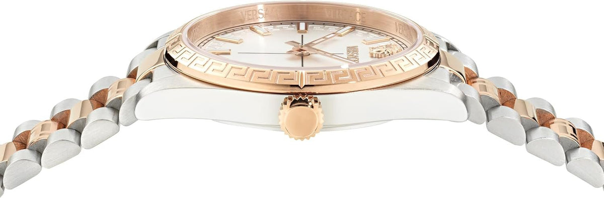 Versace Damen Analog Quarz Armbanduhr Millenium