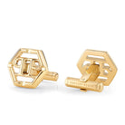 Philipp Plein Manschettenknöpfe Plein Icon Goldfarben PJ9AA11CU