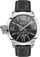 Thomas Sabo Herren Armbanduhr REBEL WITH KARMA 46 mm Armband Leder WA0295-218-203-46 MM