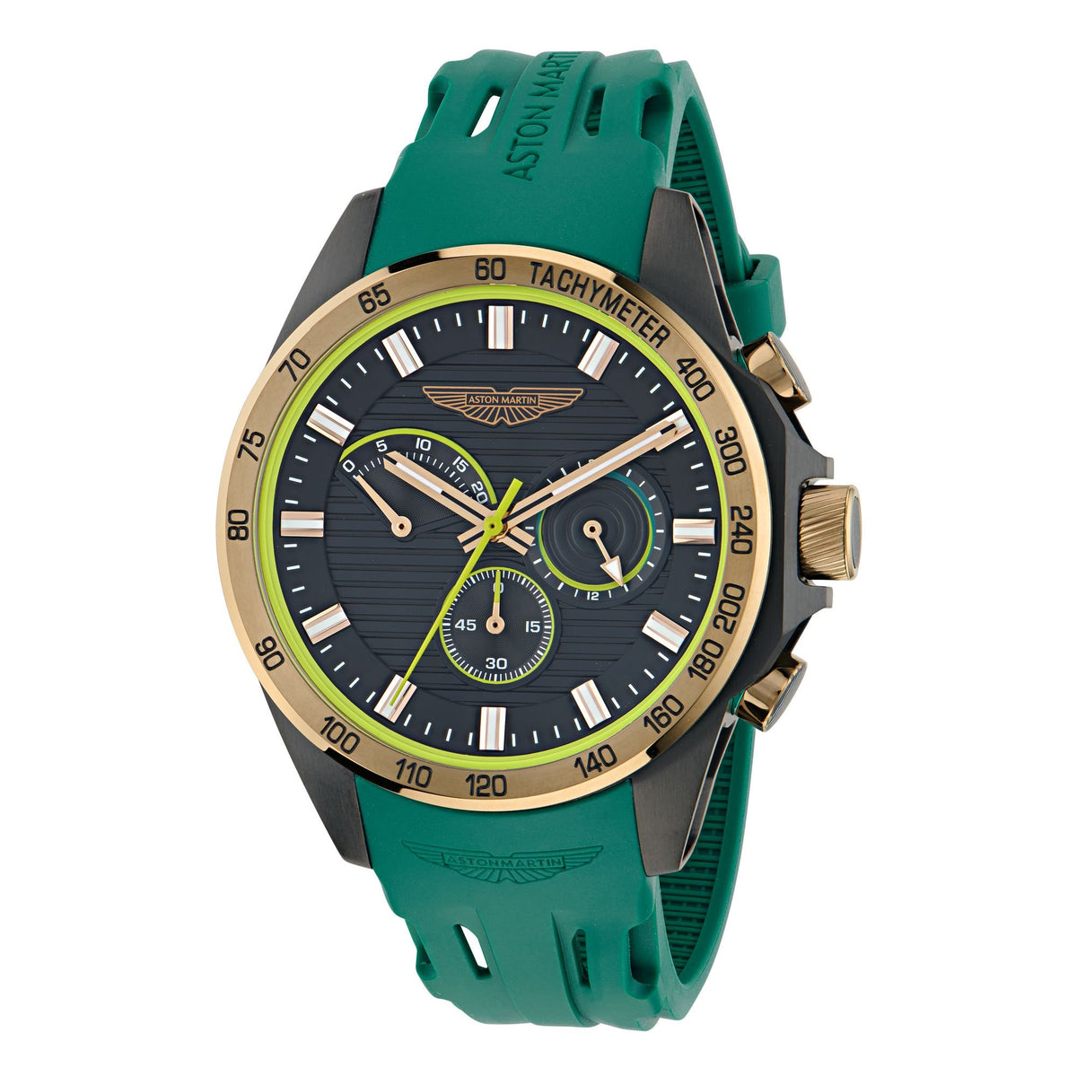 ASTON MARTIN Herren Armbanduhr AML THRILL Grün MTRH1F501