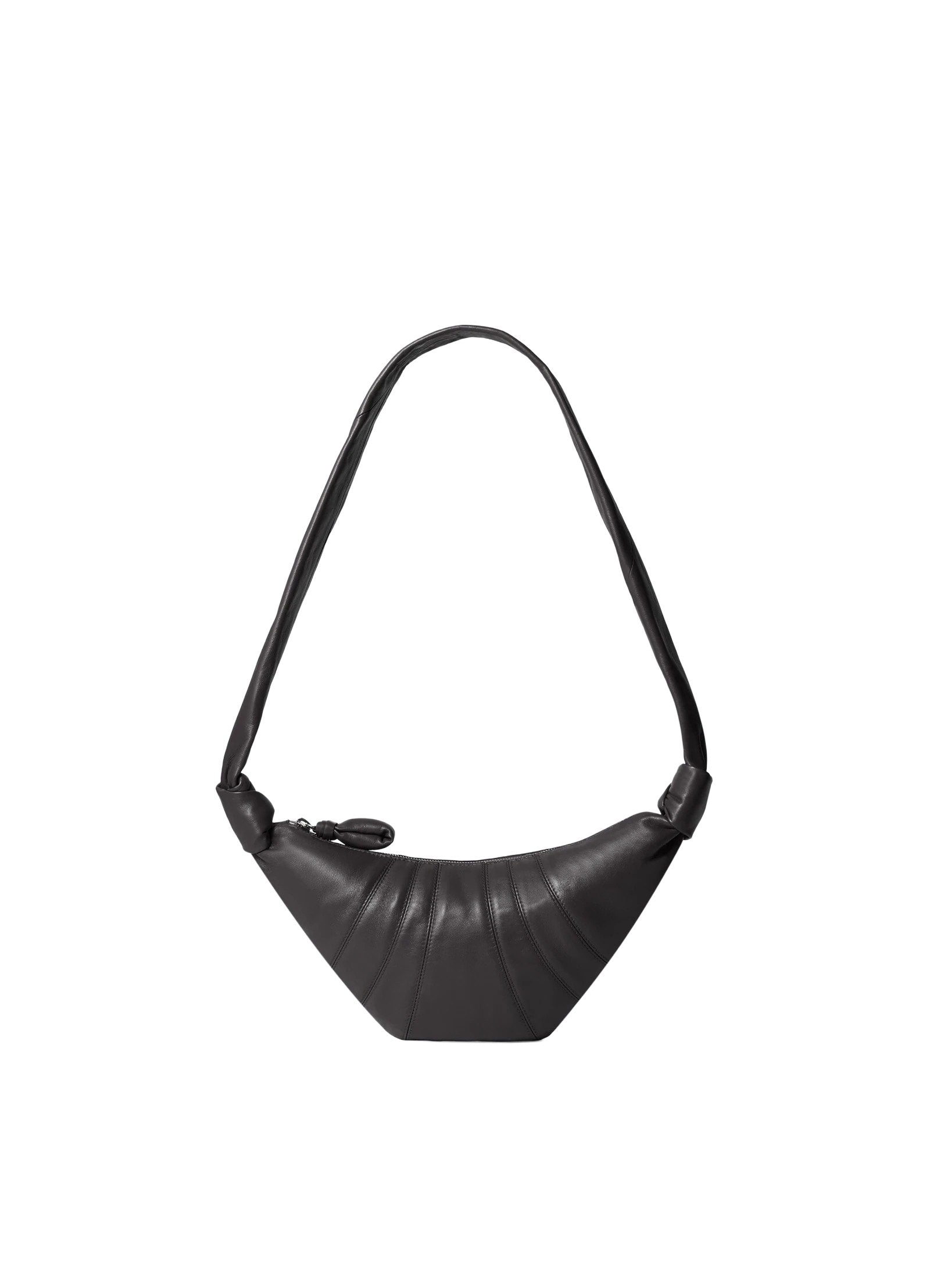 LEMAIRE Schultertasche Kleine Croissant Tasche Dark Chocolate BG0003LL095
