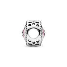 Pandora Moments Rosafarbene Magnolienblüte Charm Sterling Silber, Cubic Zirkonia, Emaille 792085PCZ