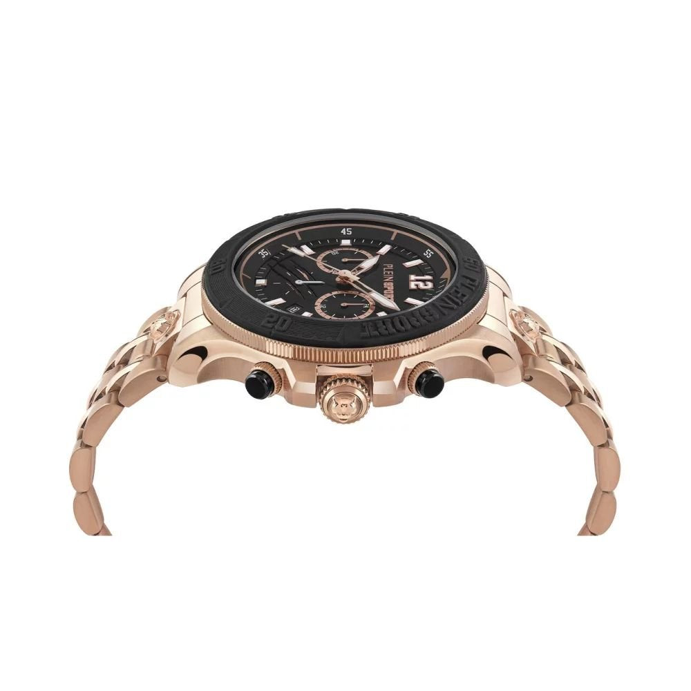 Plein Sport Uhr Herren WARRIOR TECH PS6BA0924 Roségold / Schwarz