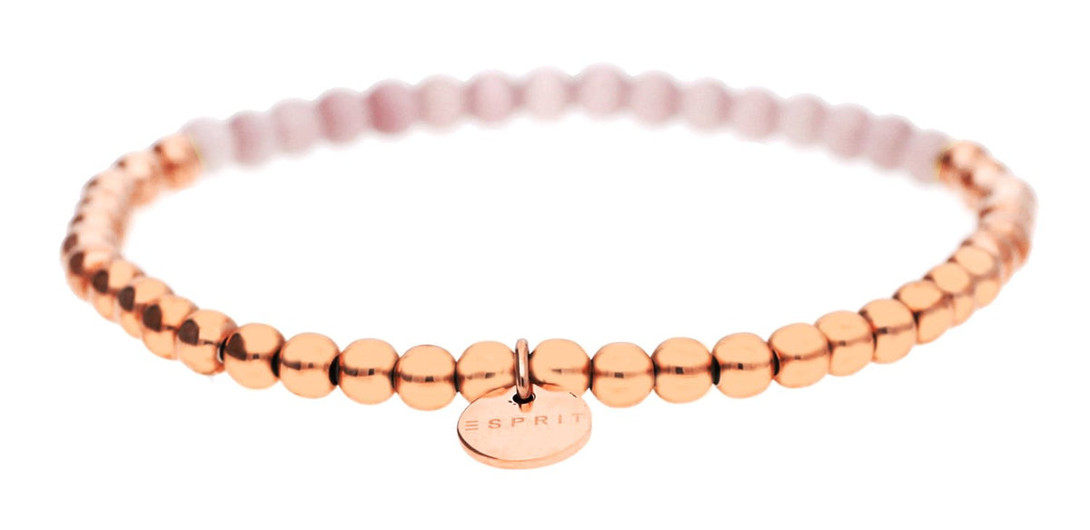 Esprit Damen Armband Edelstahl Rosegold/lila Spheres ESBR11641E165