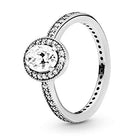 Pandora Damen-Solitärring 925 Sterlingsilber mit '- Ringgröße 54 (17.2) 191017CZ-54