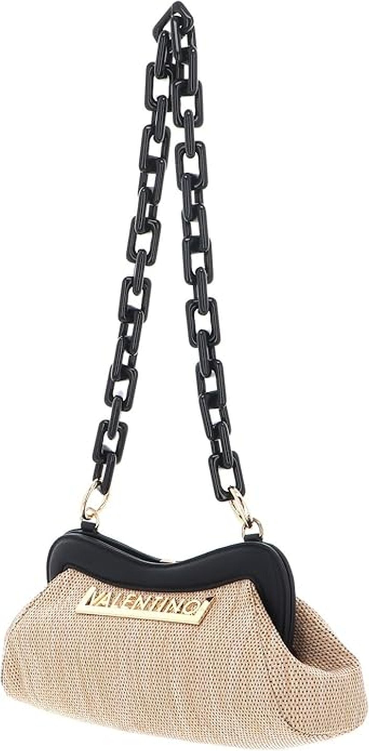 Valentino Bags Damen Handtasche Copacabana Natural/Nero VBS7UG03SG41
