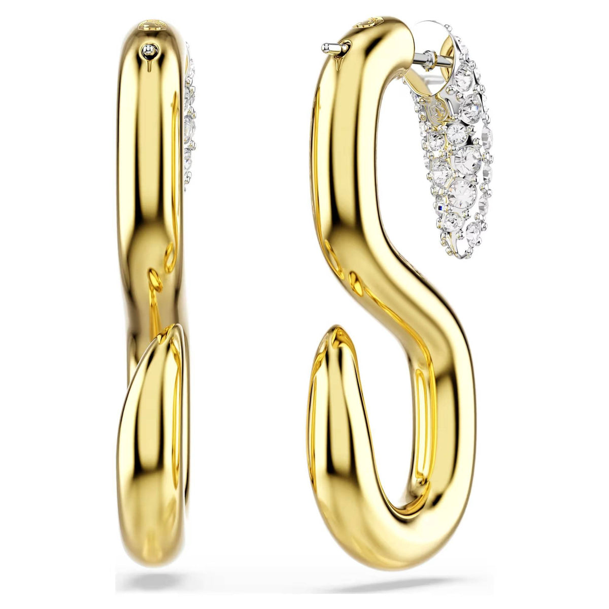 Swarovski Ohrringe Damen Dextera Rundschliff Weiß Metallmix 5741796