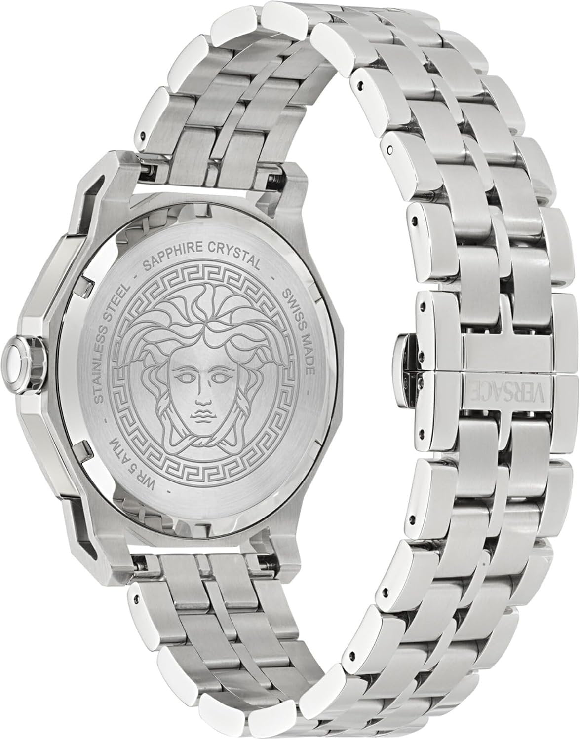 Versace Herren Analog Quarz Armbanduhr Medusa Deco