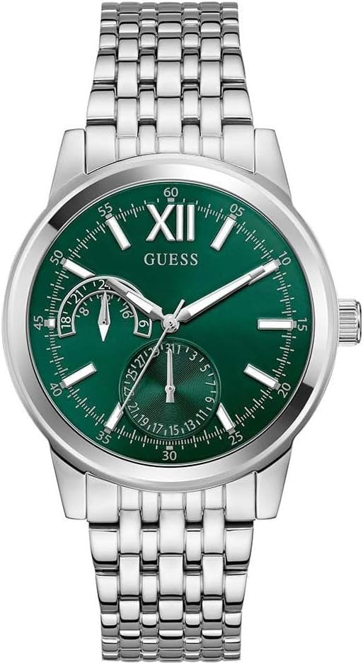Guess Armbanduhr Herren Emerson Multifunction Silber GW0976G5