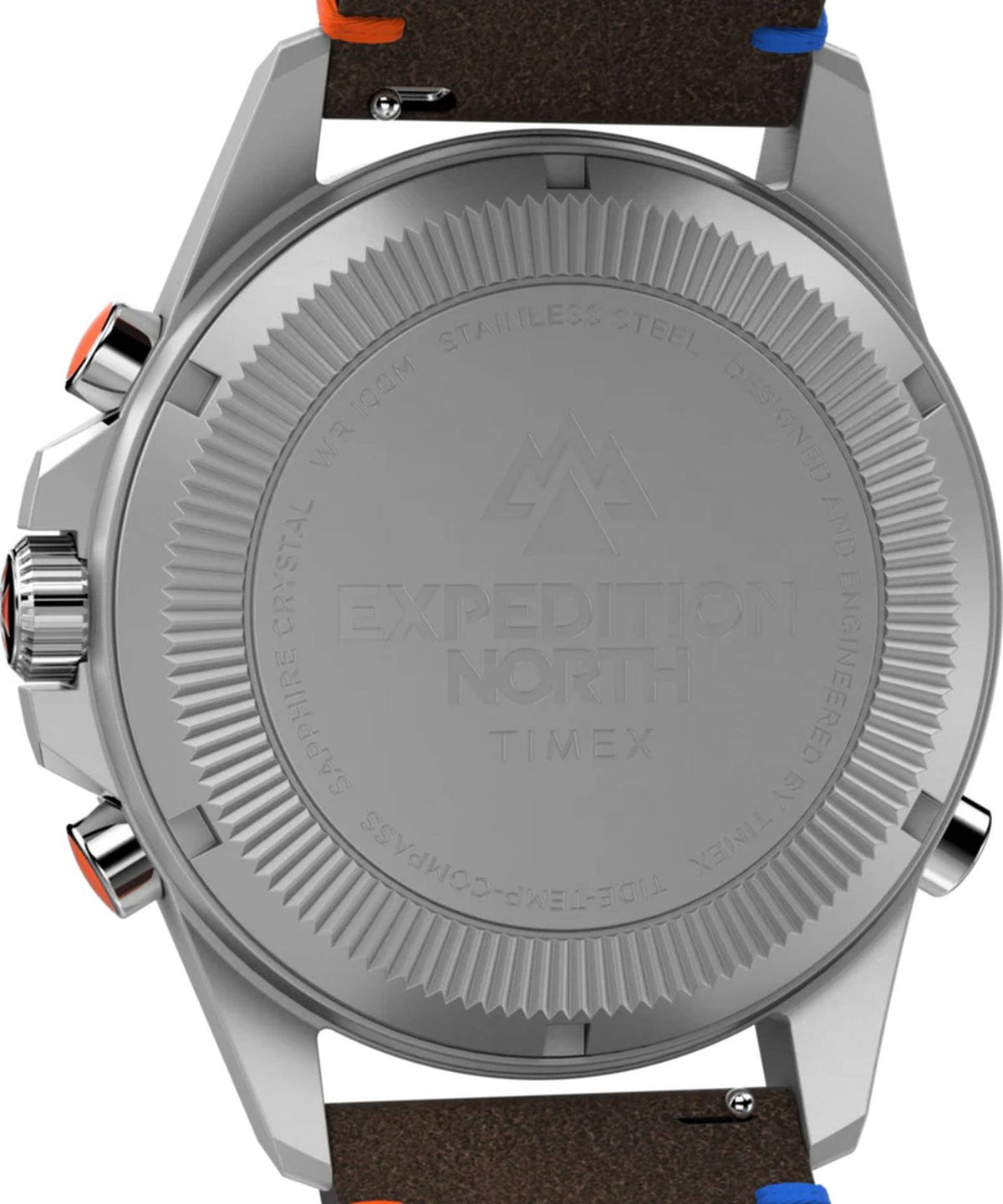 Timex Uhr Herren Expedition Tide-Temp-Compass Silber/Braun TW2V64400QY
