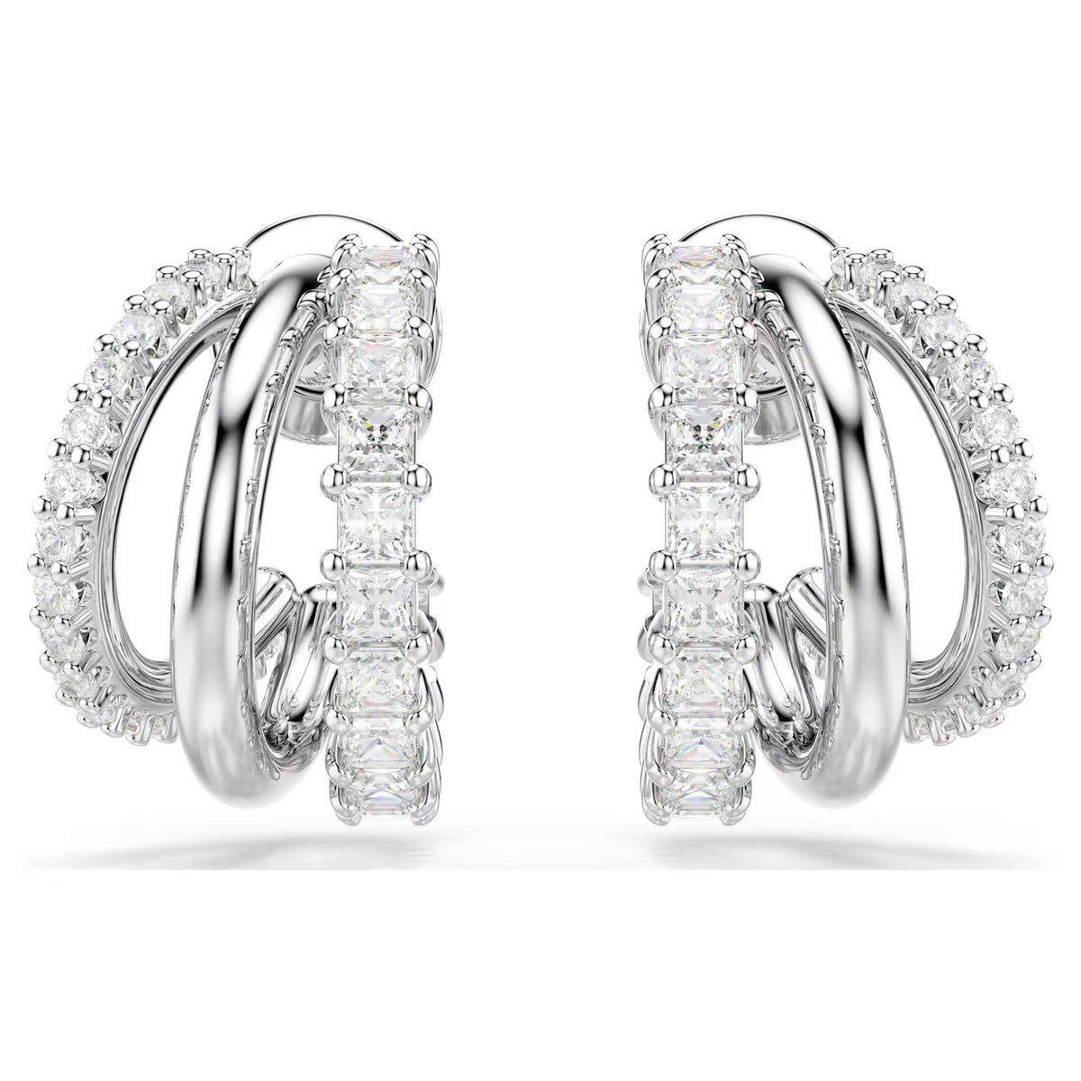 Swarovski Ohrringe Damen Hyperbola Weiß 5737110