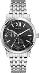 Guess Multi-Funktions-Armbanduhr Herren Emerson Silber GW0976G1