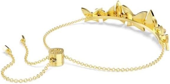 Swarovski Idyllia Lilia Bracelet, Butterfly Motif, Clear Pavé Crystals, Gold-Tone Finished Setting, for Women