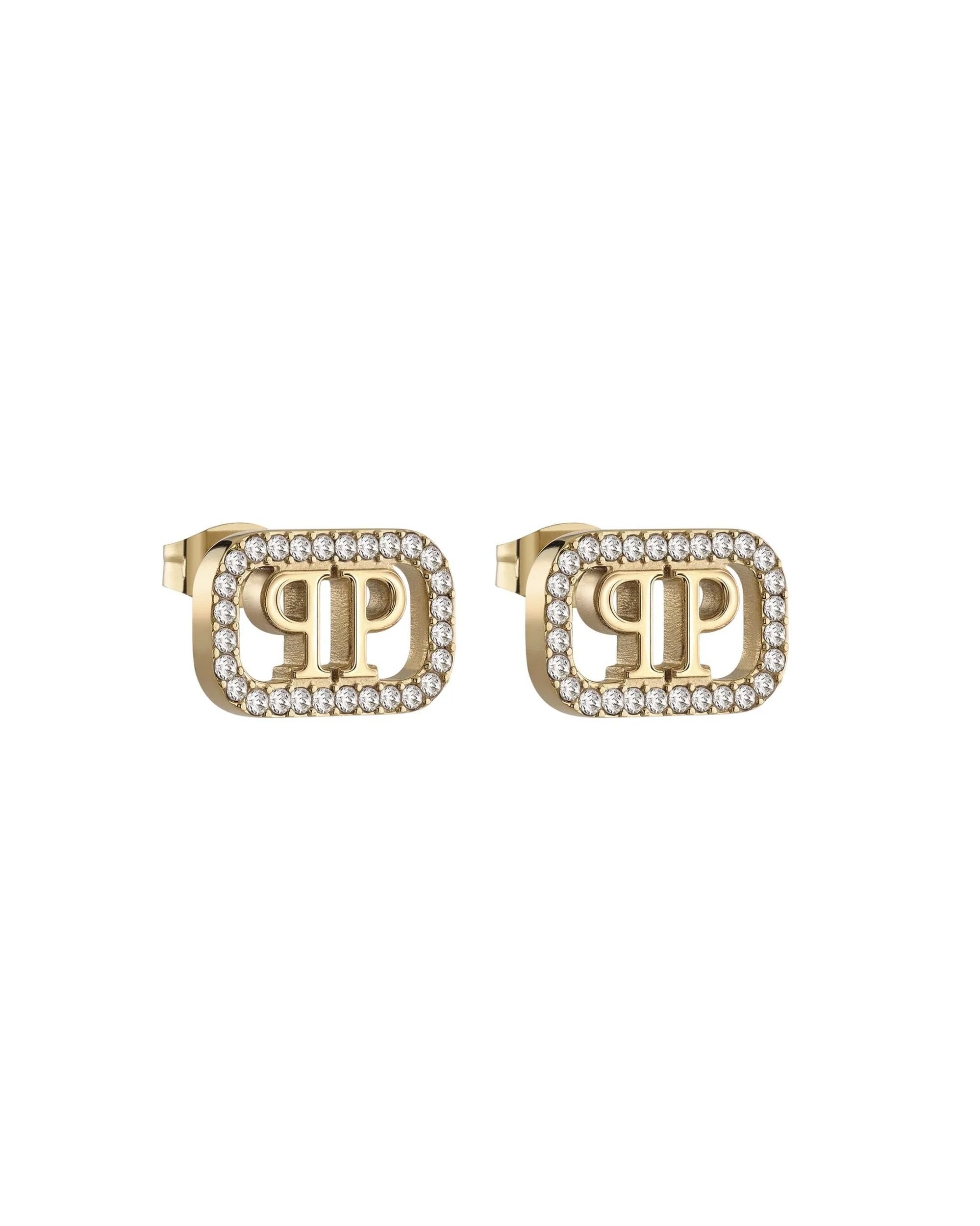 Philipp Plein Damen Ohrringe PLEIN LETTERING Gold PJ1AA26EU
