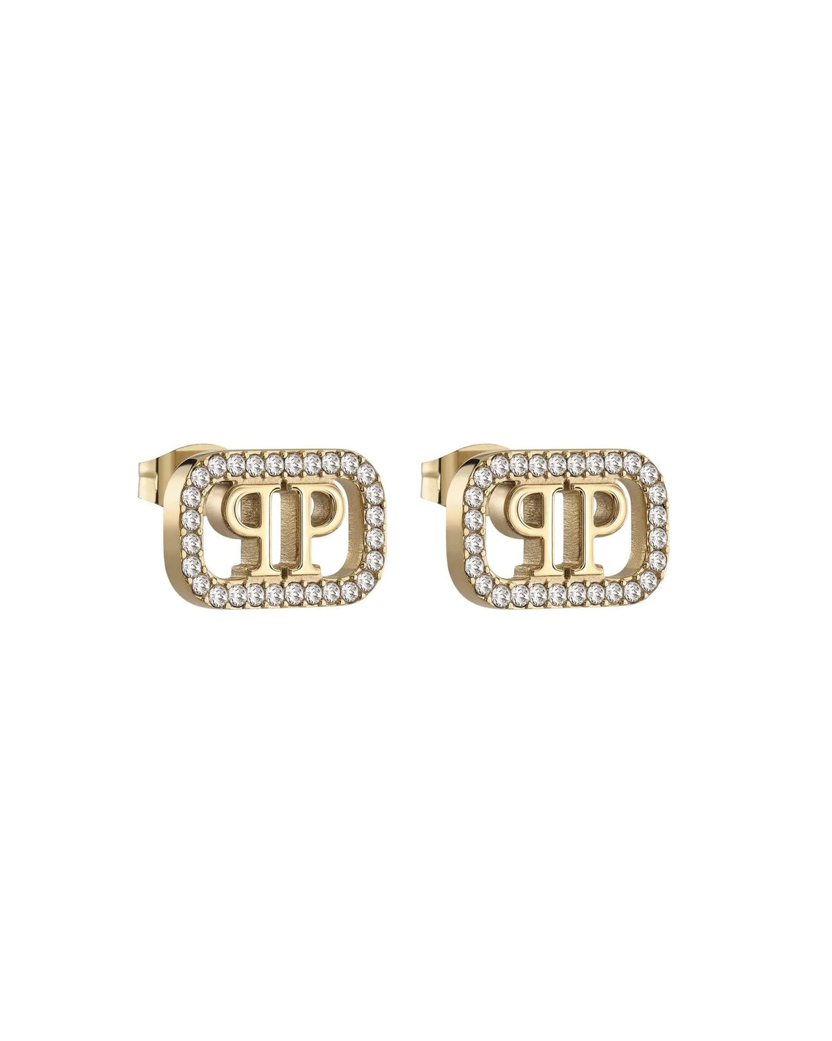 Philipp Plein Damen Ohrringe PLEIN LETTERING Gold PJ1AA26EU