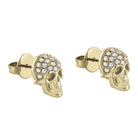 Philipp Plein Unisex Ohrringe Ohrstecker ENIGMA Edelstahl Gold PJOEA17EU