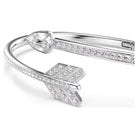 Swarovski Armreif Damen Idyllia Pfeil Weiß Rhodiniert L 5737263