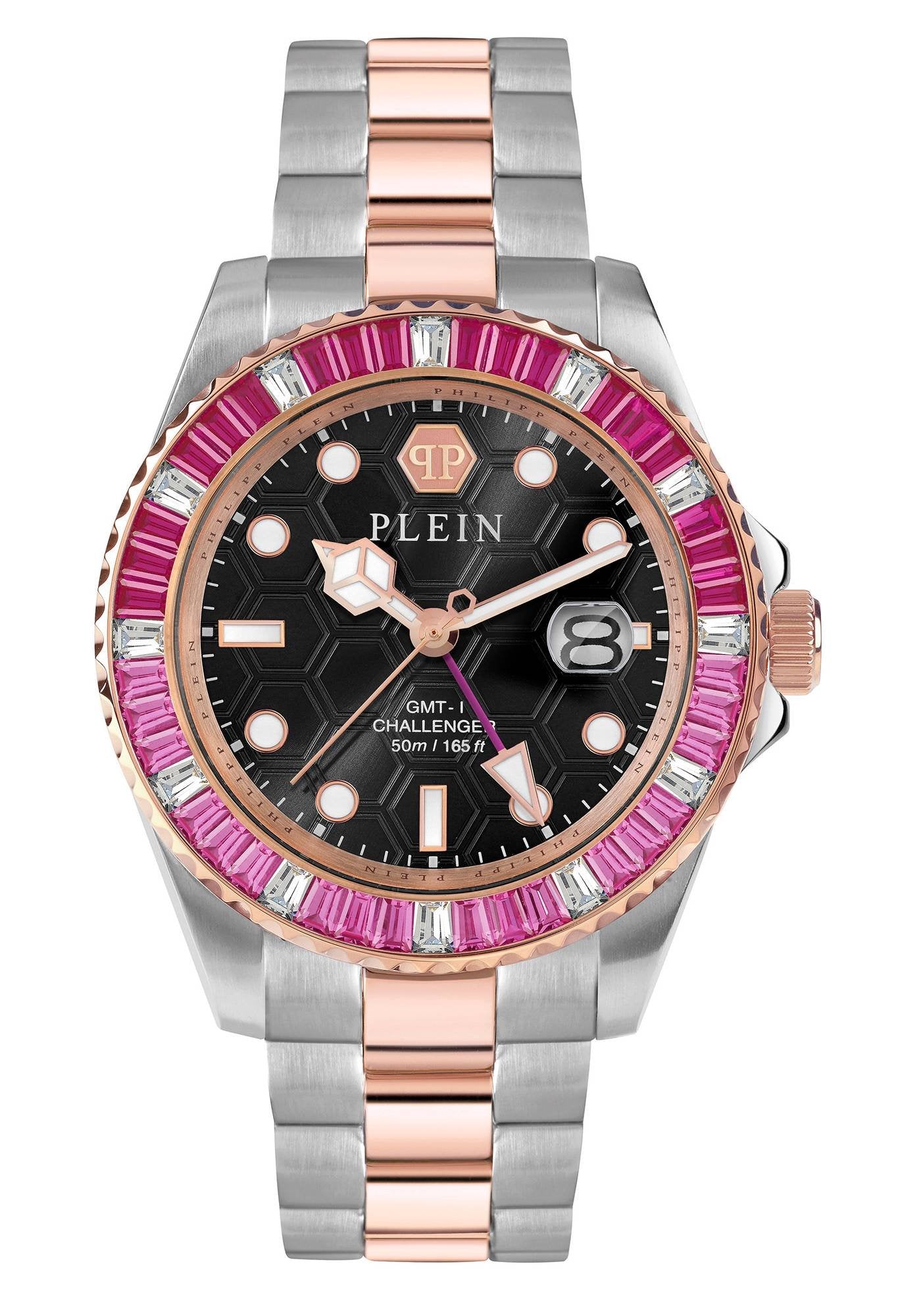 Philipp Plein Unisex Uhr GMT-I Challenger Baguettes
