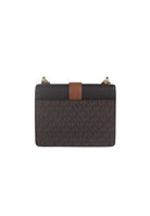 Michael Kors Umhängetasche Damen Greenwich Small Color Block Signature Logo Crossbody Braun Mehrfarbig 35S5GGRC1B