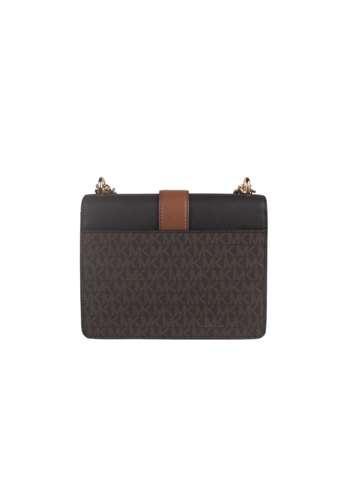 Michael Kors Umhängetasche Damen Greenwich Small Color Block Signature Logo Crossbody Braun Mehrfarbig 35S5GGRC1B