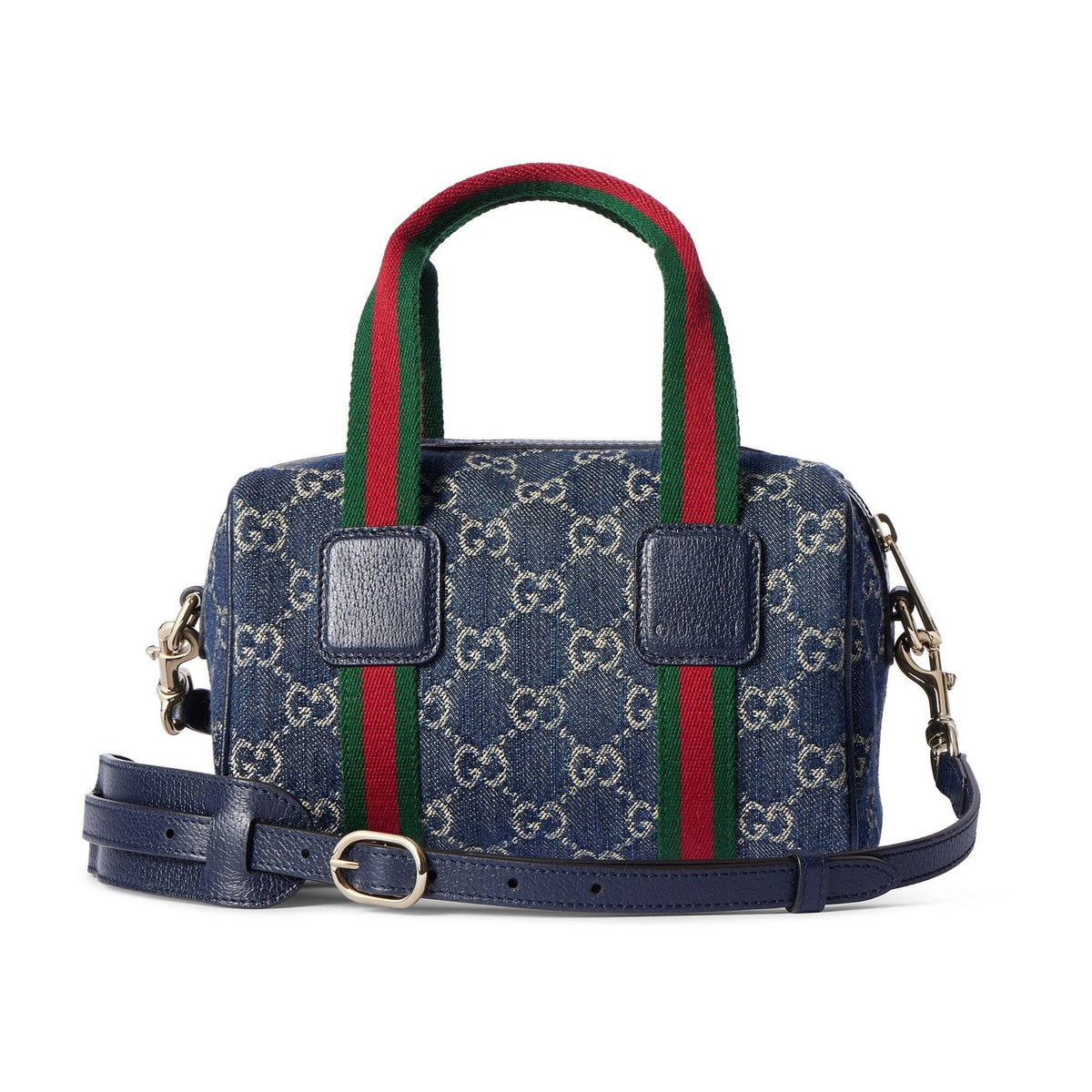 Gucci Handtasche Damen Mini GG Handbag Navy Weiß GG Denim 859975-FAFWW-4443