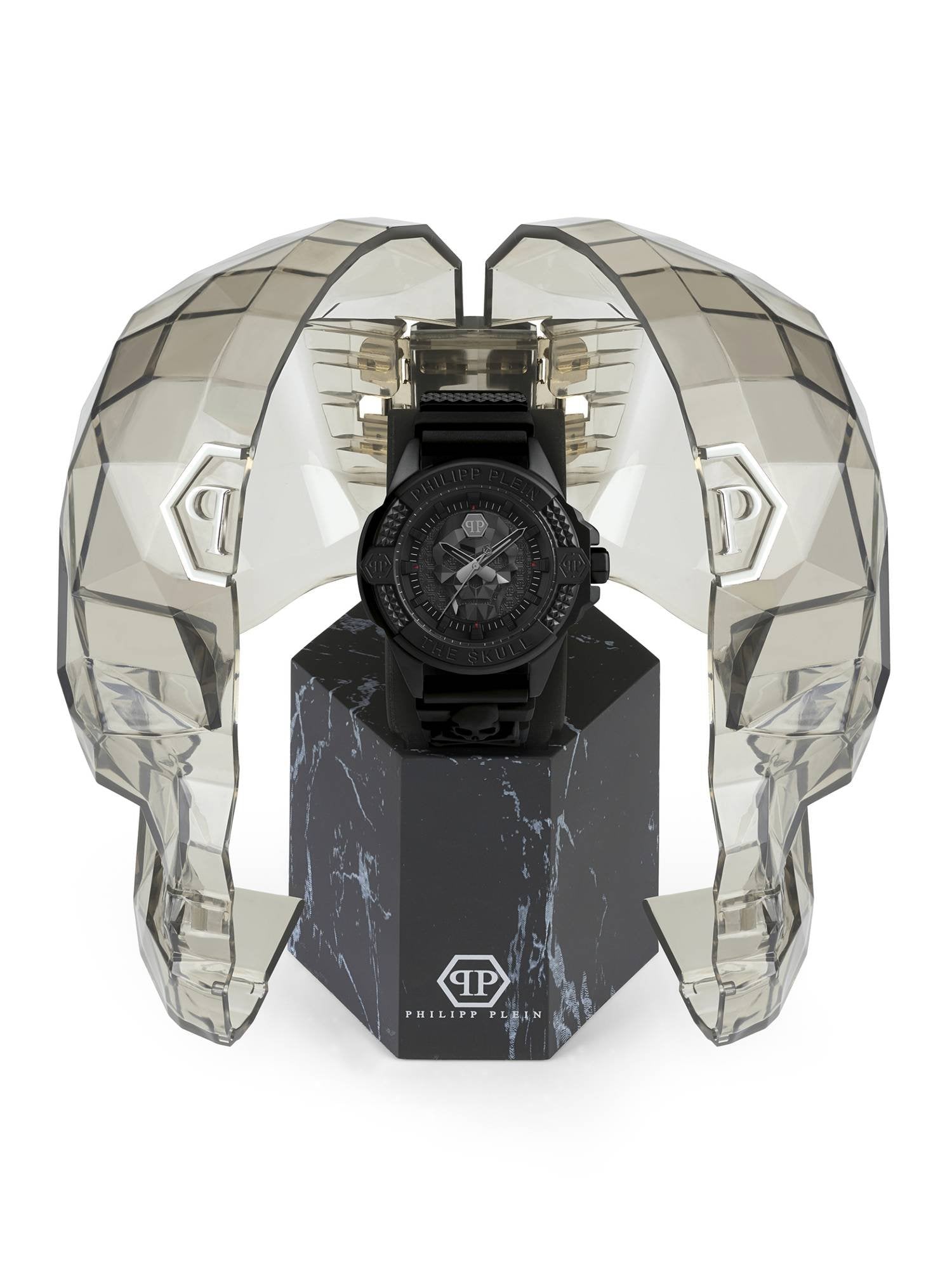 Philipp Plein Herrenuhr The $kull Titan Schwarz PWAAA0721