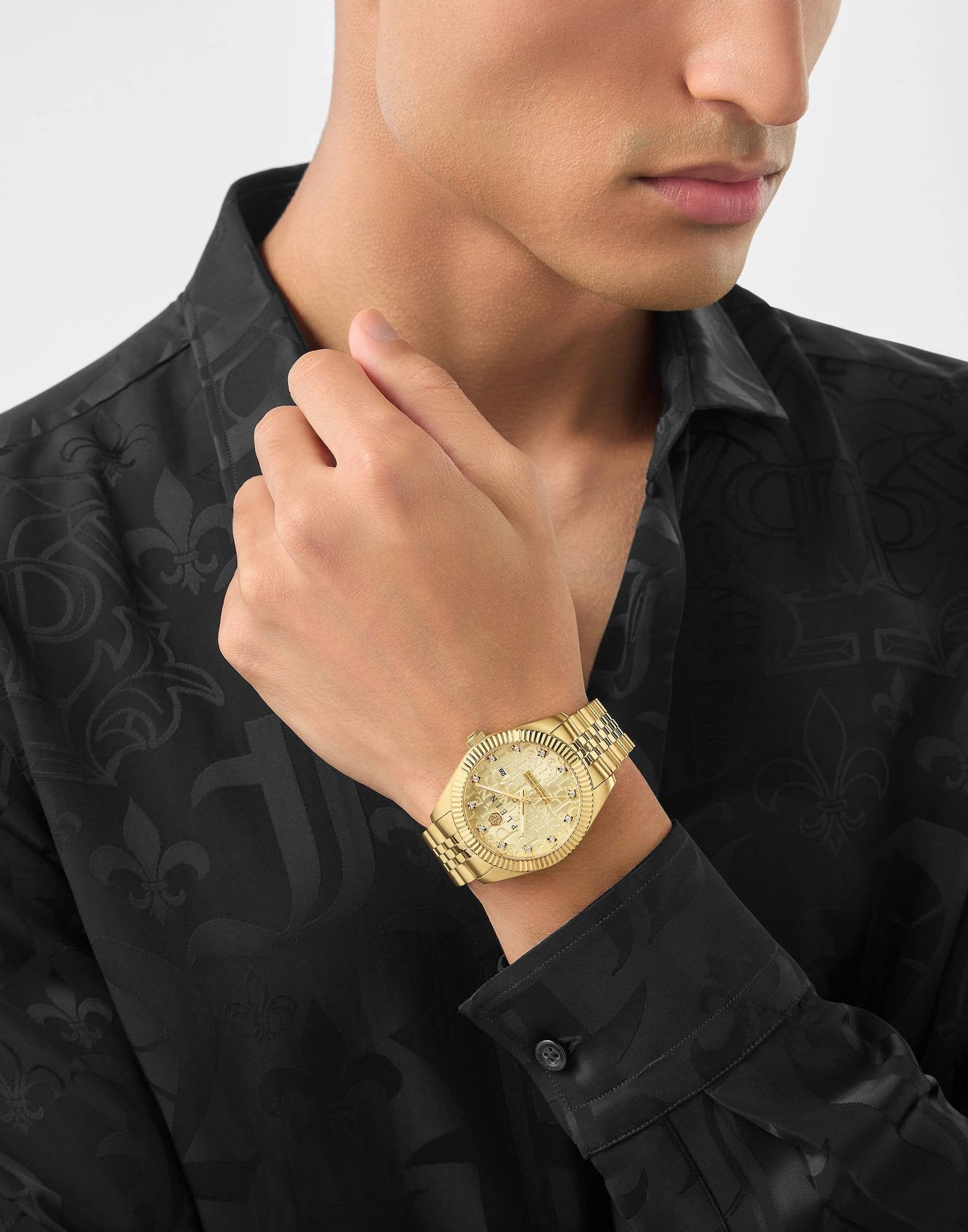Philipp Plein Herrenuhr Date Superlative