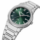 Salvatore Ferragamo Herrenuhr F 80 Classic Quarz Grün 41 mm SFDT02123