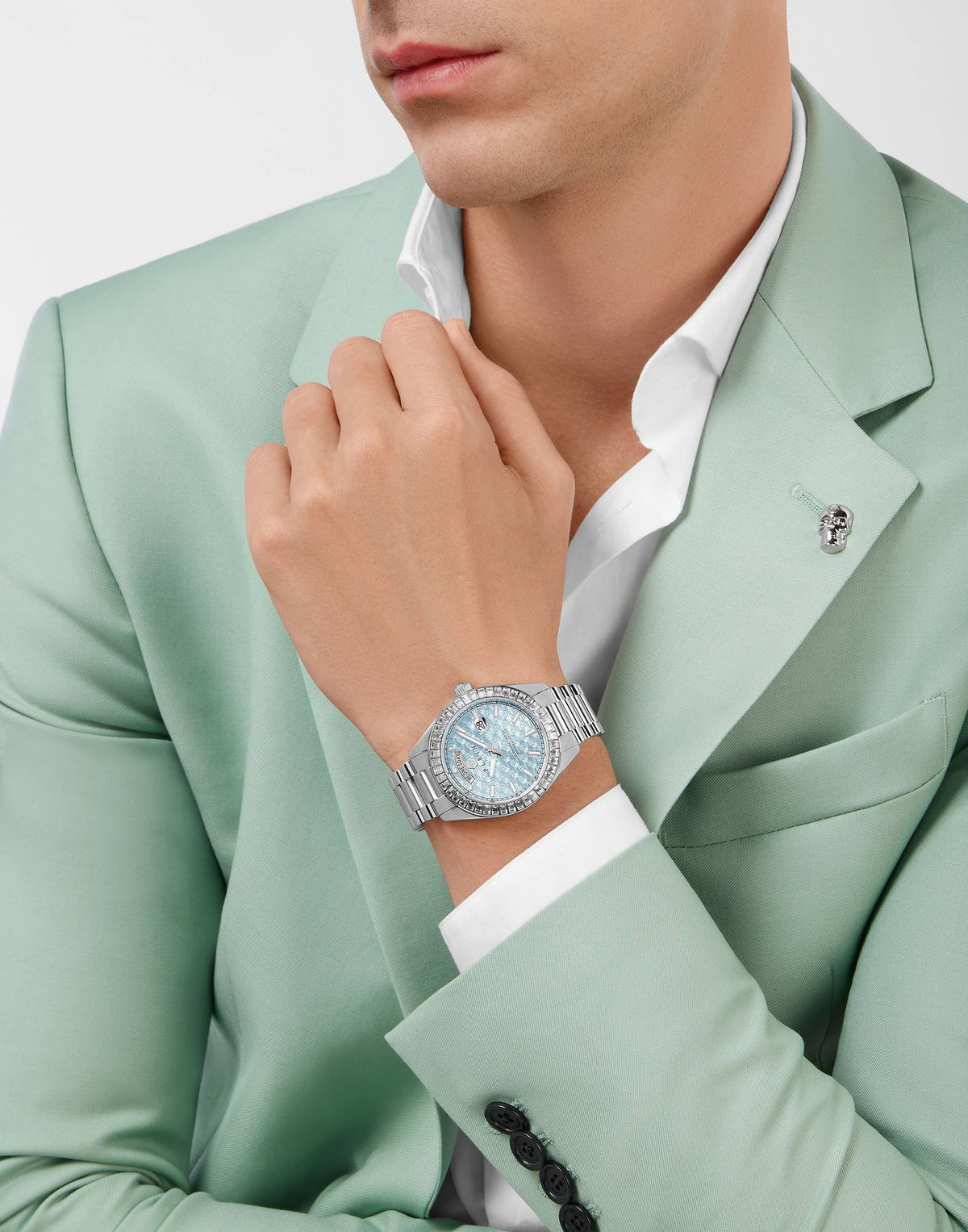 Philipp Plein Herrenuhr Date Superlative Crystal