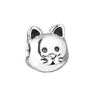 PANDORA Kätzchen Charm Sterling-Silber 10 x 11,5 x 9,8 mm (T/H/B)