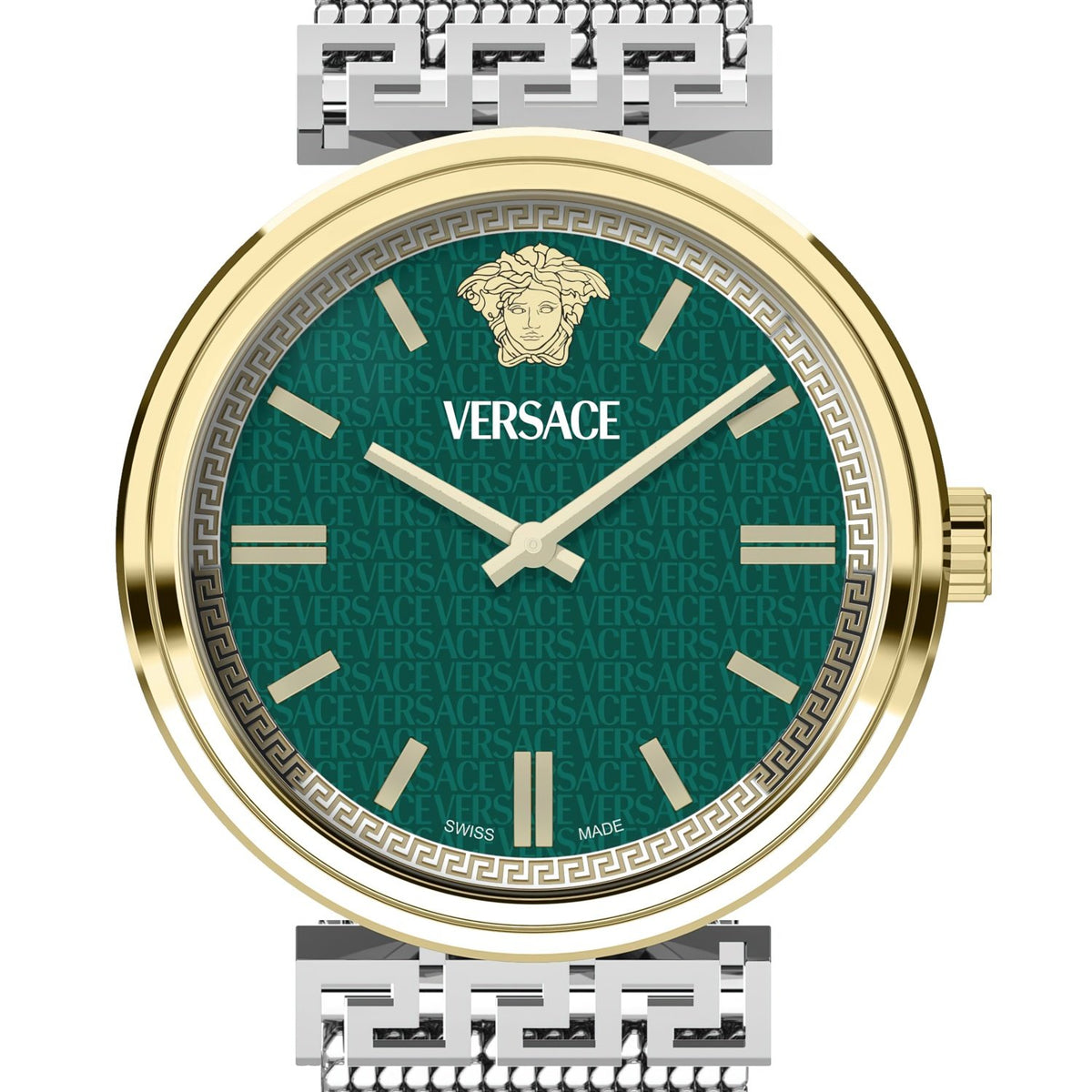 Versace Damen Uhr MYTHOS VETCA Silber Grün VETCA0524