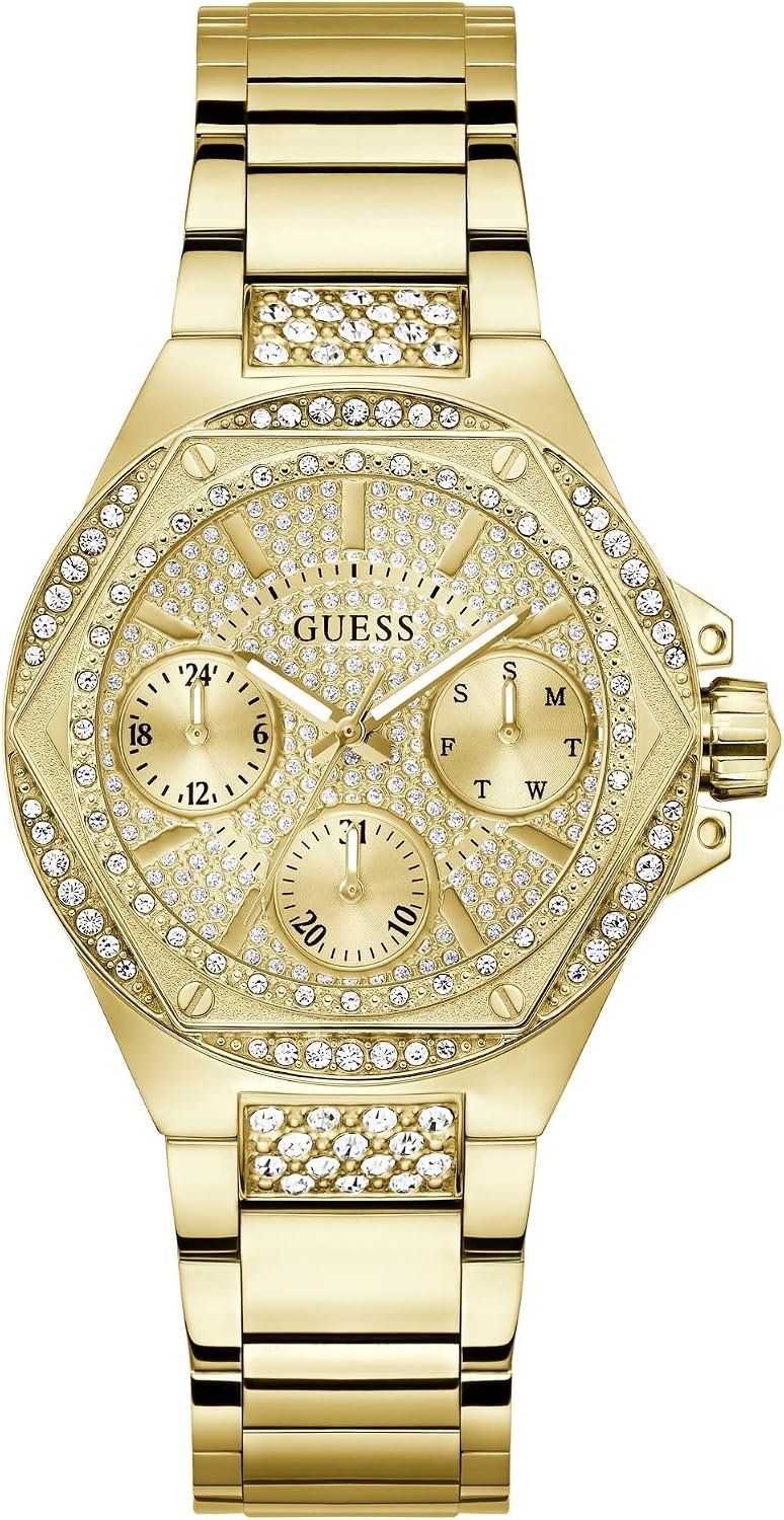 Guess Armbanduhr Damen Envy Analog Gold GW0878L2