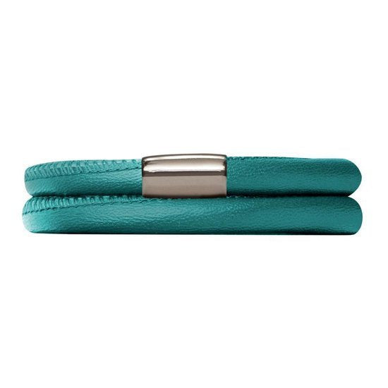 Endless Jewelry Damen Armband Leder Blau 12118