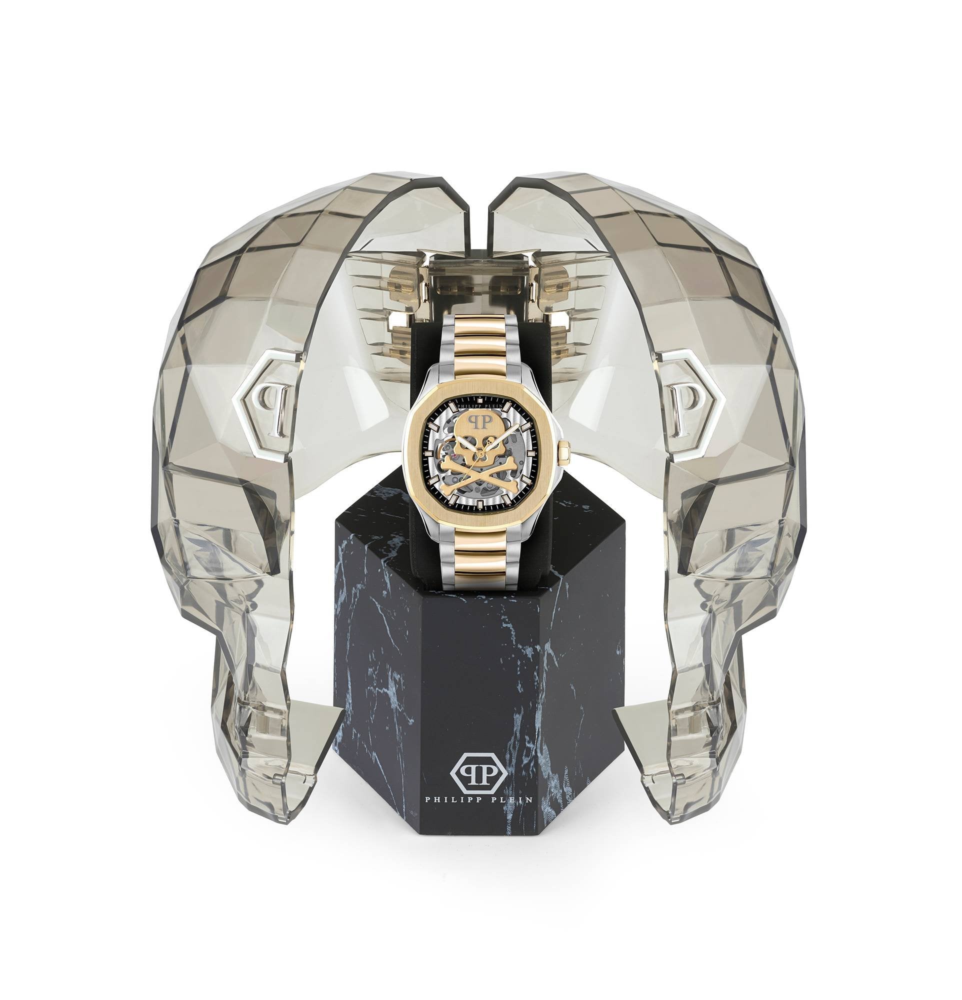 Philipp Plein Automatik Herrenuhr $keleton $pectre