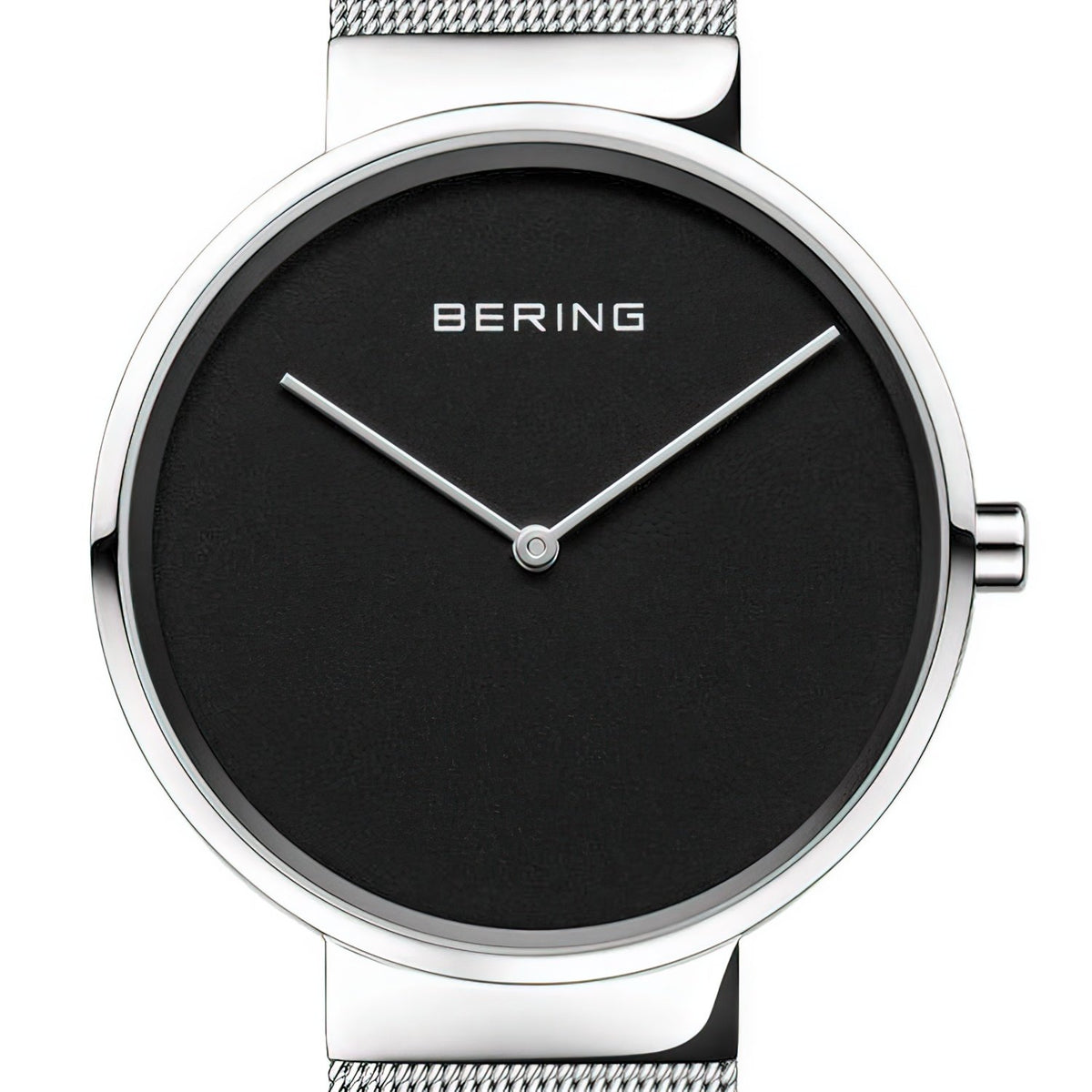 BERING Unisex Armbanduhr Classic silberfarben glänzend Edelstahl Armband und Saphirglas 14539-002